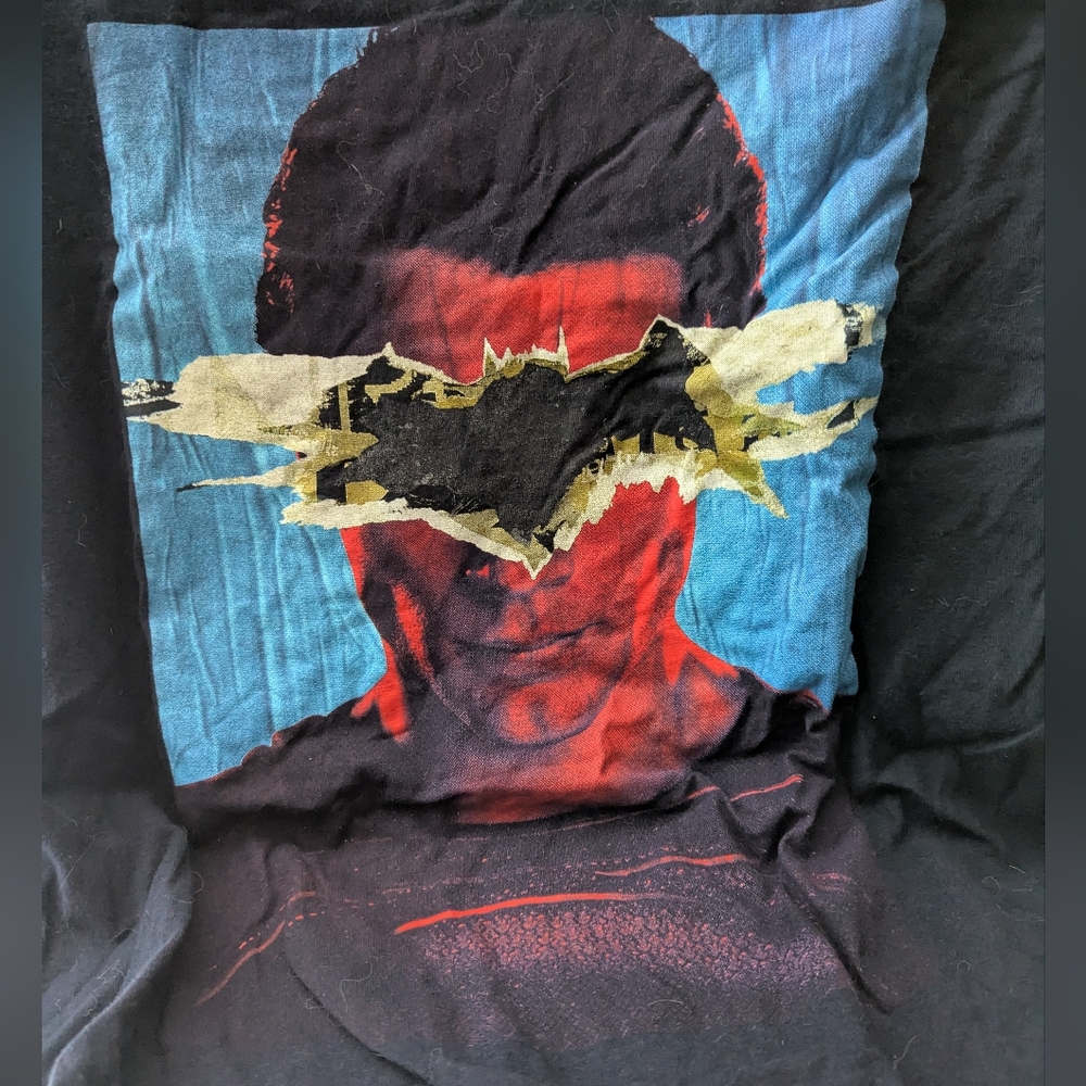 Superman V. Batman Graphic T-Shirt in Black, Red And Blue